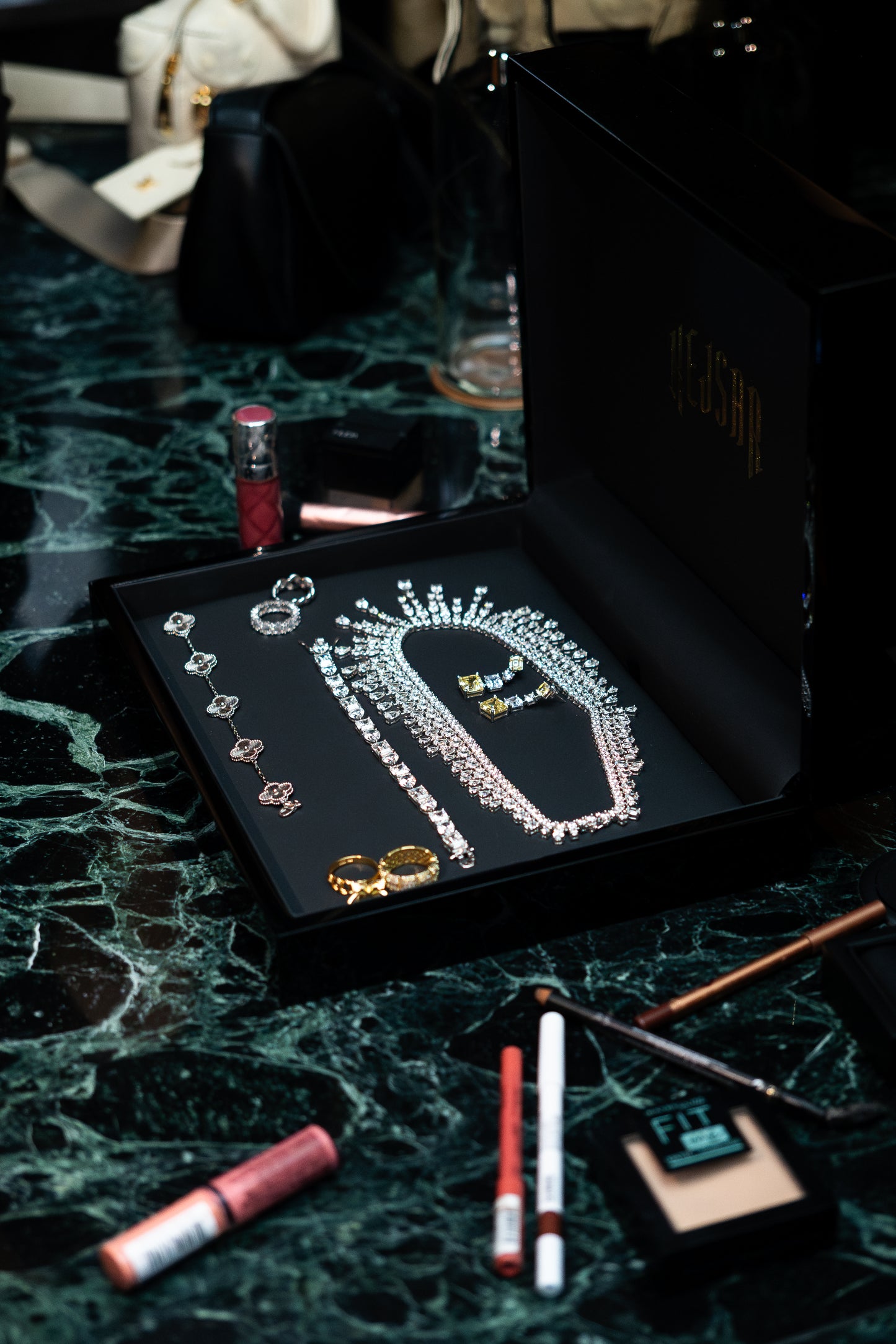 Diamond Waterfall Necklace - Kejsar