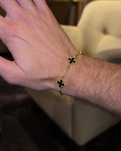 Onyx Star Bracelet