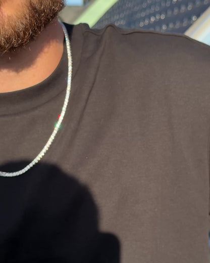 Tennis Halsband 3mm Man