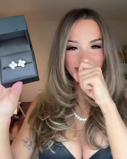 Four Stone Diamond Earrings