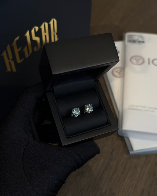 Diamant Örhängen VVS 1.0ct x2