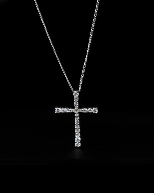 Silverkors Med Diamanter - Kejsar