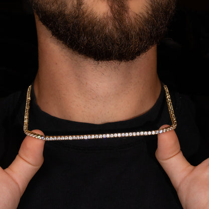 Tennis Halsband 3mm Man