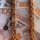 Kejsarlänk Halsband 10mm - 18K Guldpläterad - Kejsar