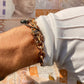 Ankarlänk Armband 8mm - 18K Guldpläterad - Kejsar