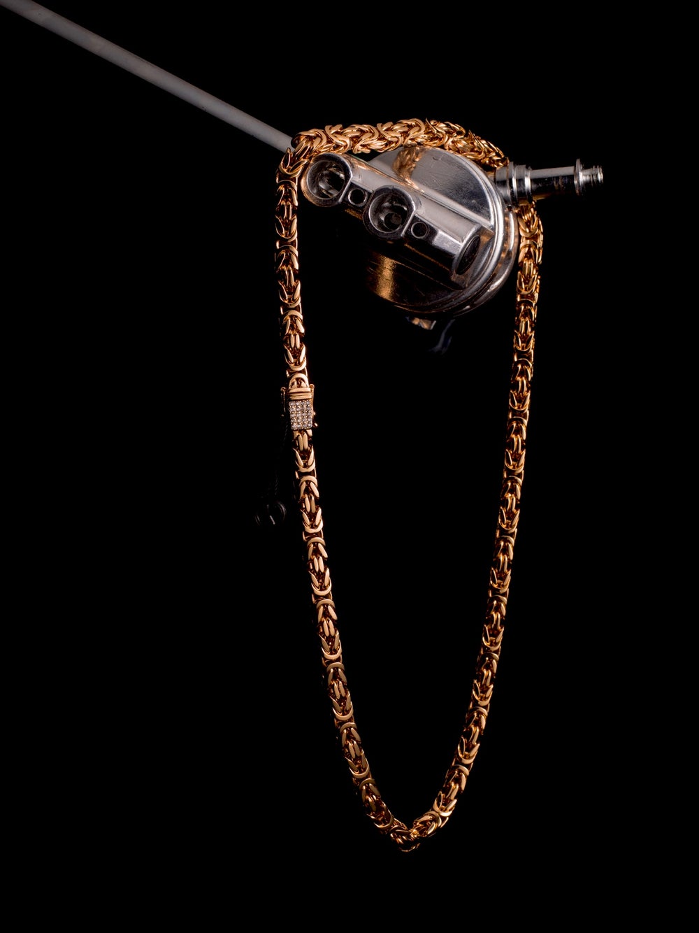 Kejsarlänk Halsband 8mm - 18K Guldpläterad - Kejsar