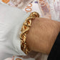 Cordell Armband 10mm Massiv - 18K Guld - Kejsar
