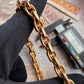 Ankarlänk Halsband 8mm - 18K Guldpläterad - Kejsar