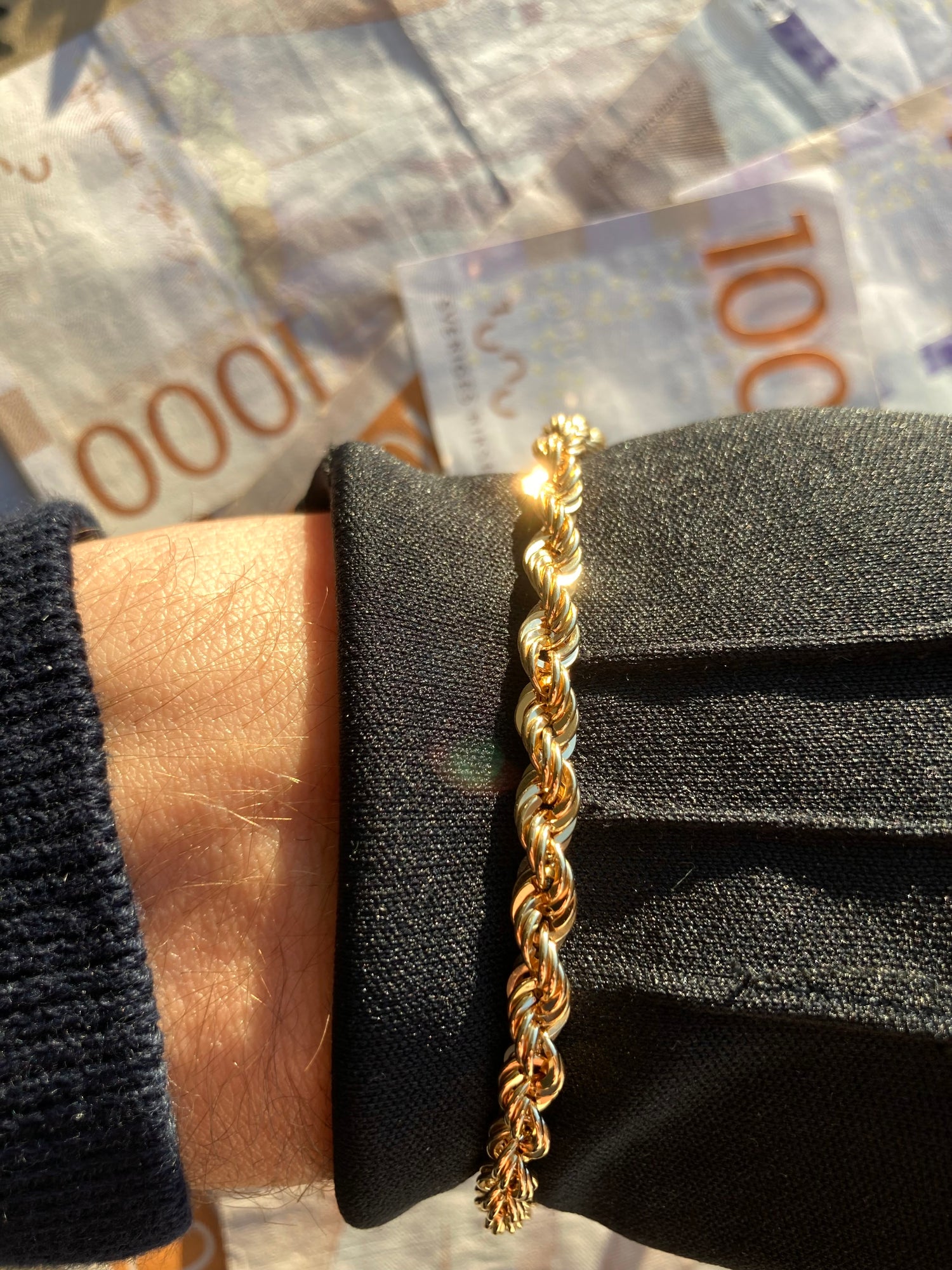 Cordell Armband 5mm - 18K Guld - Kejsar