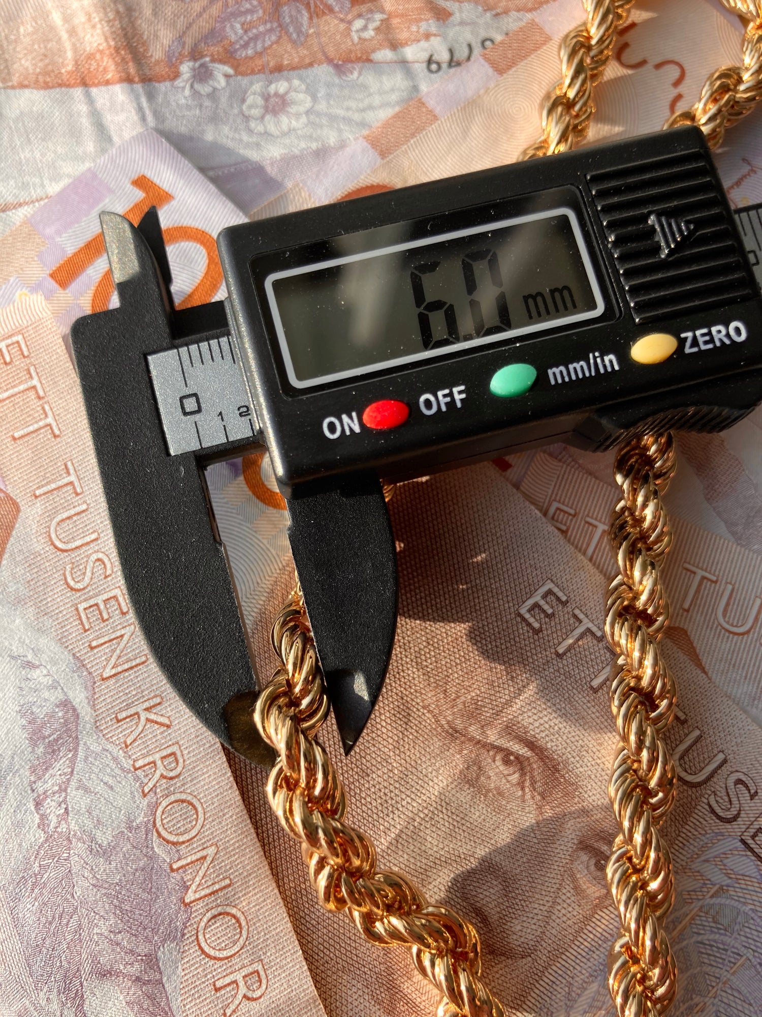 Cordell Halsband 6mm - 18K Guldpläterad - Kejsar