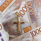 Kors Hängsmycke - 18K Guld - Kejsar