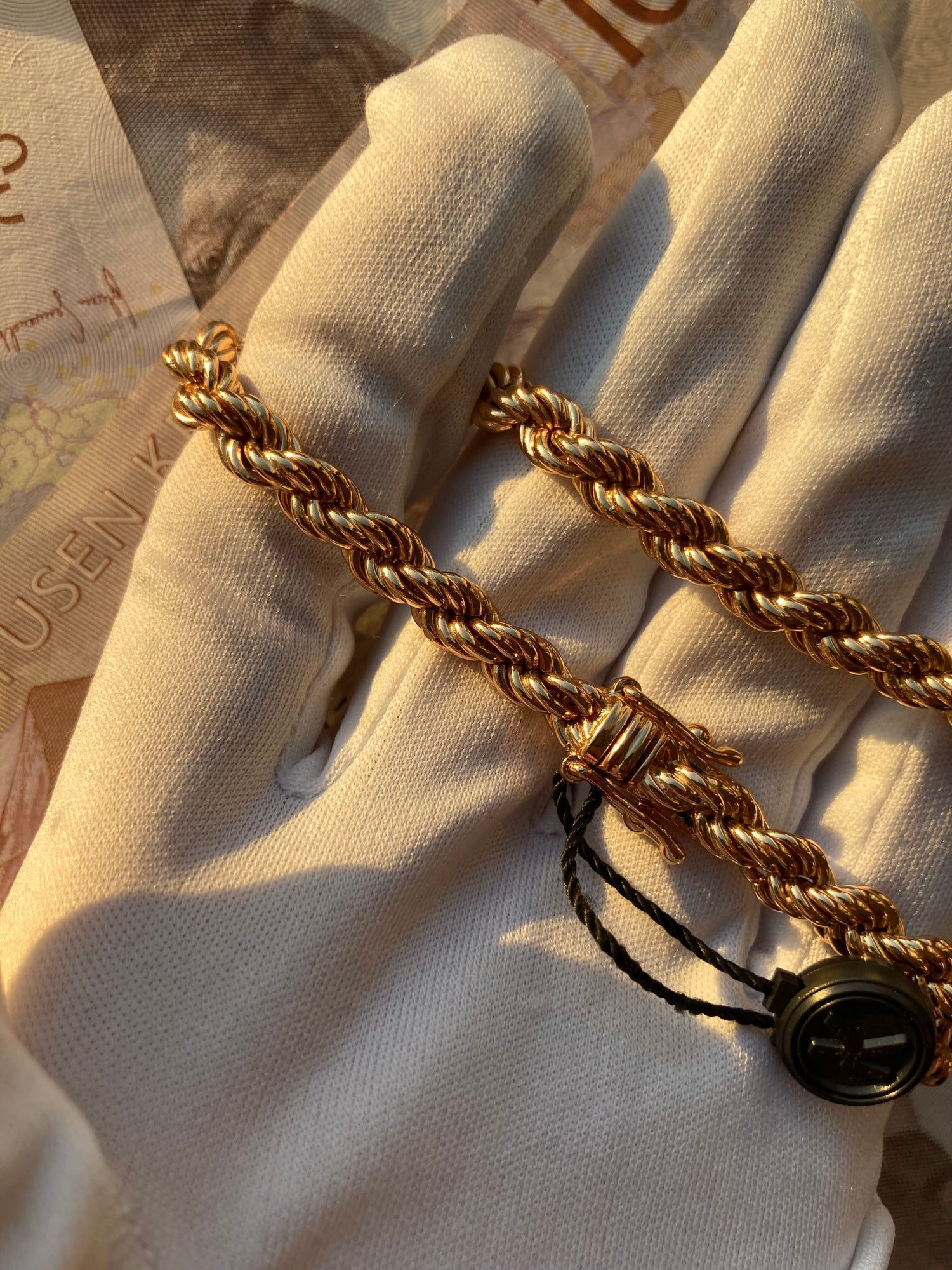 Cordell Halsband 6mm - 18K Guldpläterad - Kejsar