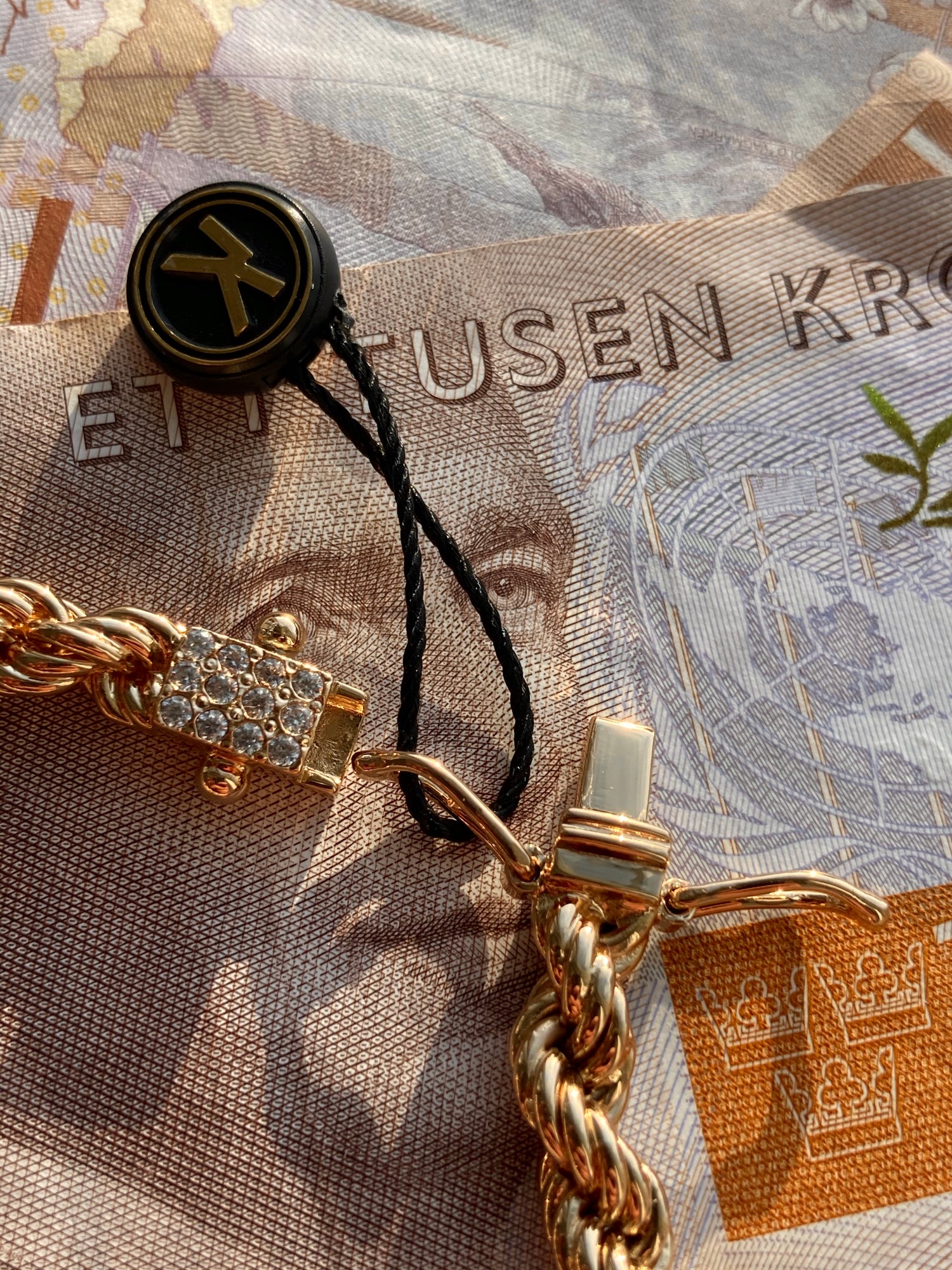 Cordell Halsband 6mm - 18K Guldpläterad - Kejsar