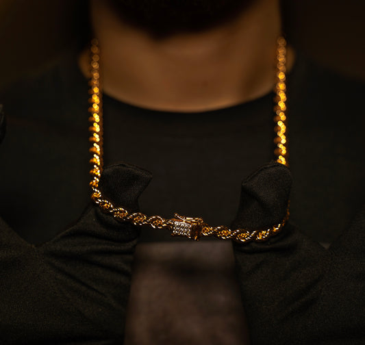 Cordell Halsband 6mm - 18K Guldpläterad - Kejsar