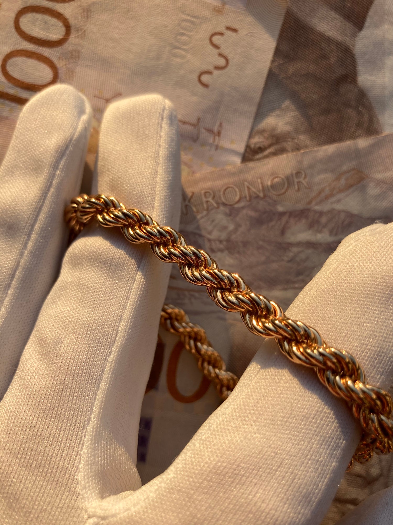 Cordell Armband 6mm - 18K Guldpläterad - Kejsar