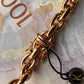 Ankarlänk Halsband 10mm - 18K Guldpläterad - Kejsar