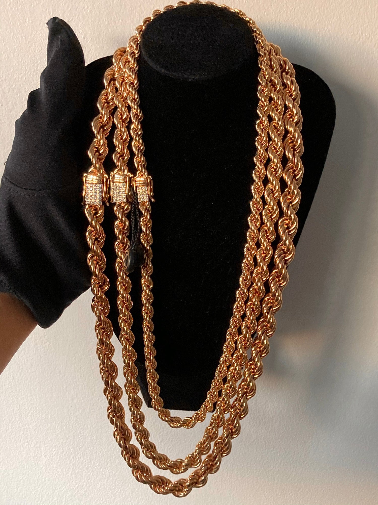Cordell Halsband 6mm - 18K Guldpläterad - Kejsar