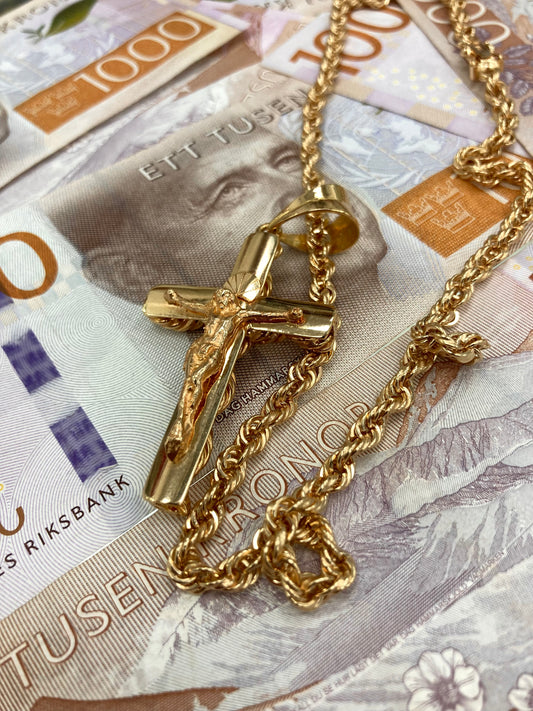 Kors Hängsmycke - 18K Guld - Kejsar