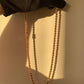 Cordell Halsband 4mm - 18K Guldpläterad - Kejsar