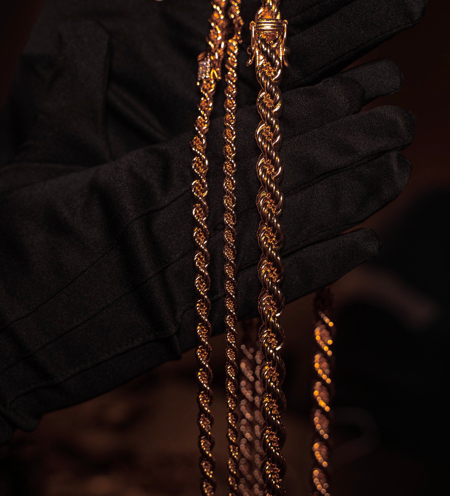 Cordell Halsband 4mm - 18K Guldpläterad - Kejsar