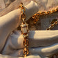 Ankarlänk Halsband 6mm - 18K Guldpläterad - Kejsar