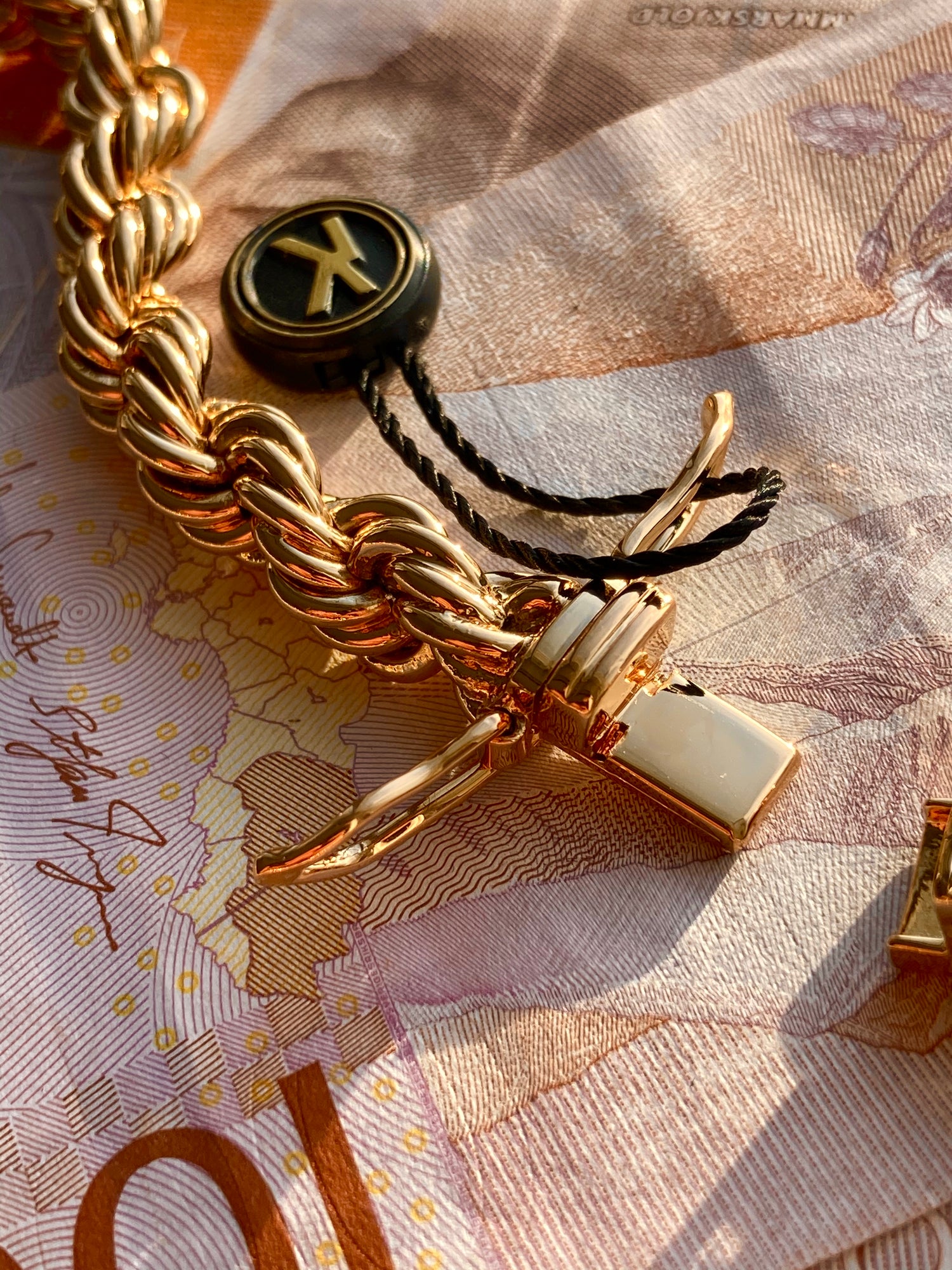 Cordell Halsband 6mm - 18K Guldpläterad - Kejsar