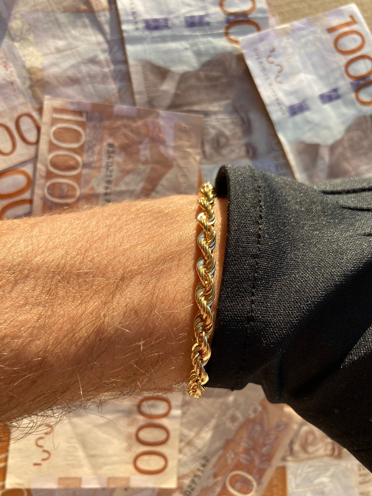 Cordell Armband 5mm - 18K Guld - Kejsar