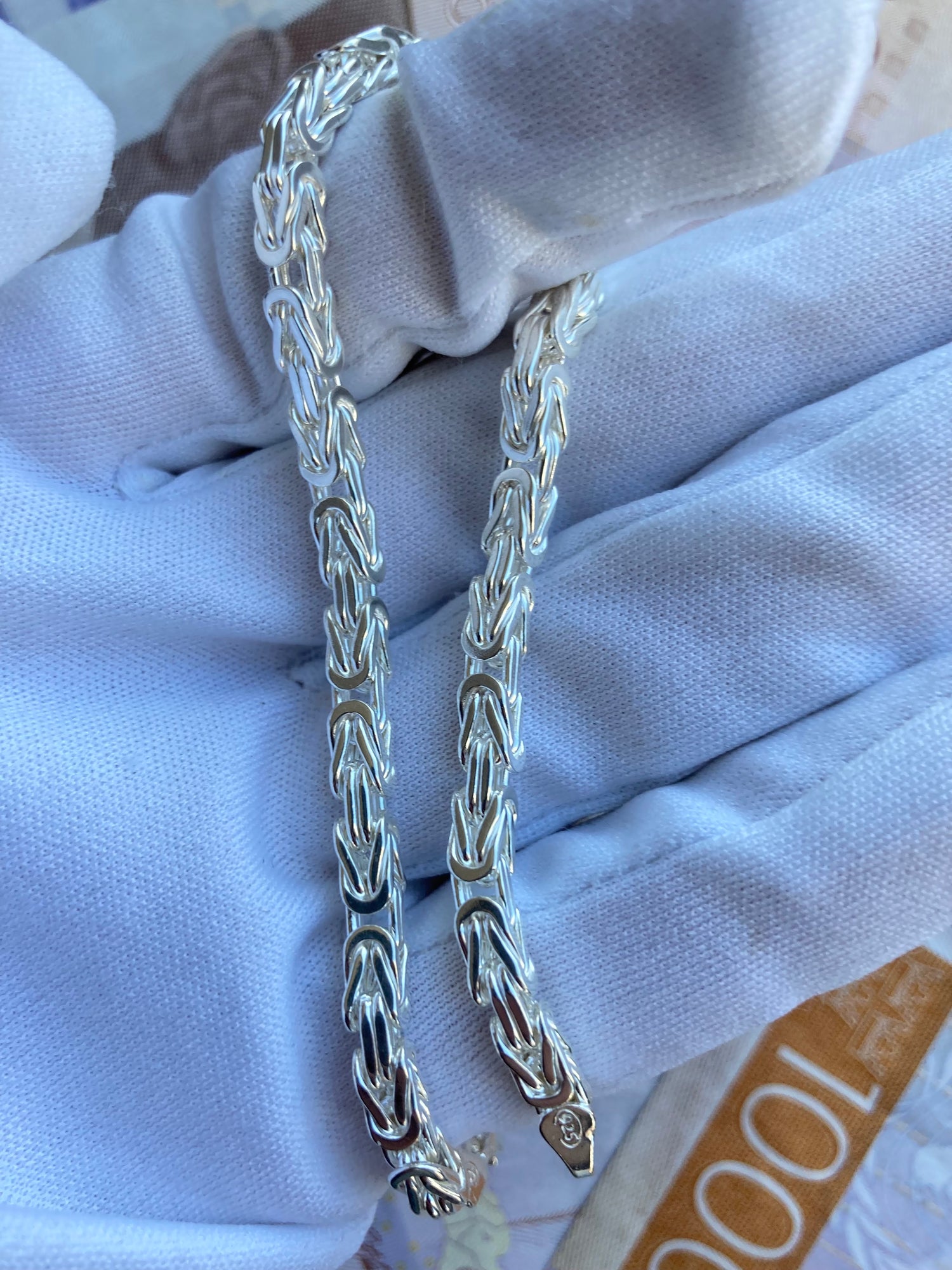 Kejsarlänk Halsband 4.5mm - 925 Silver - Kejsar
