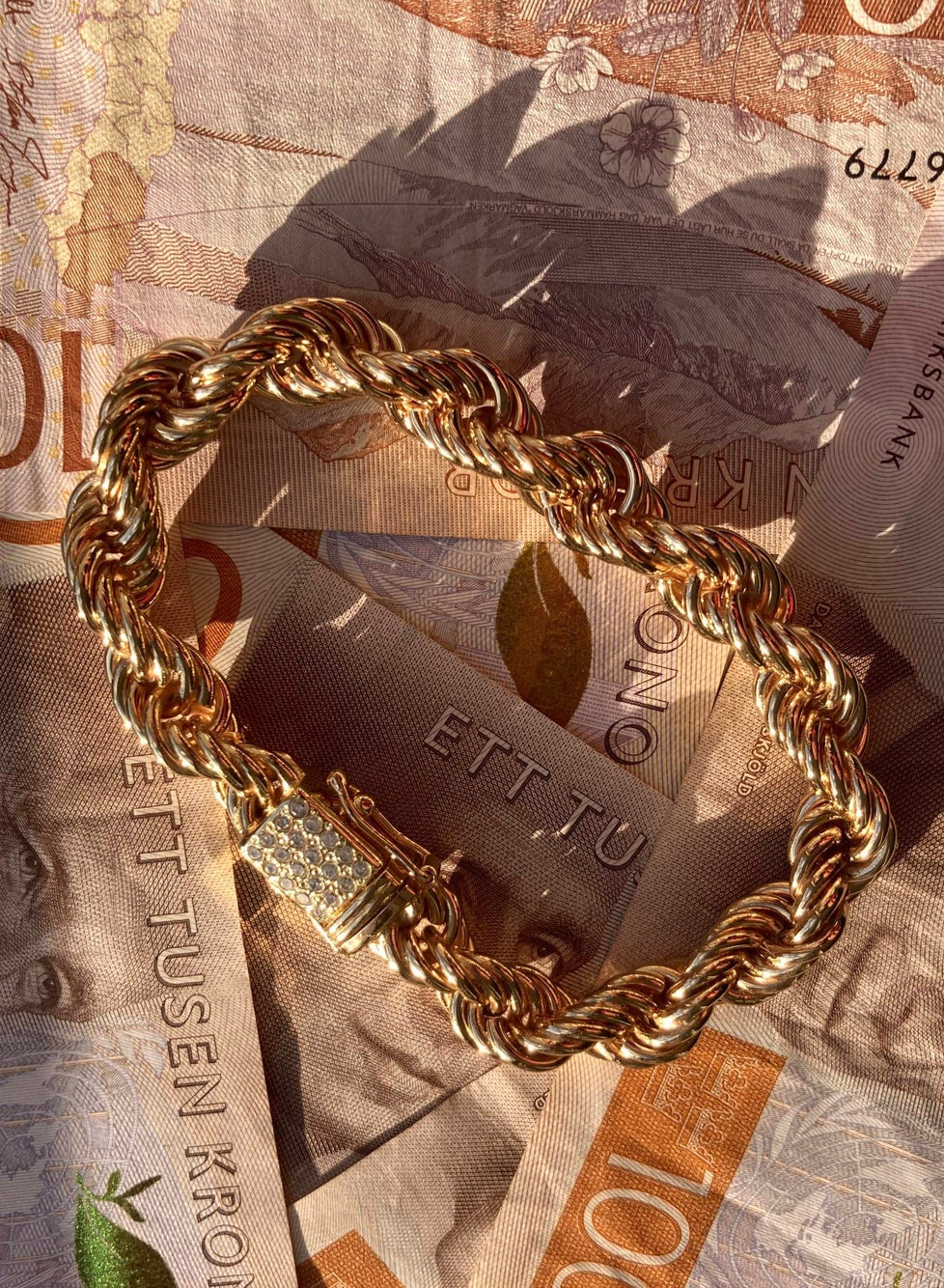 Cordell Armband 10mm - 18K Guldpläterad - Kejsar