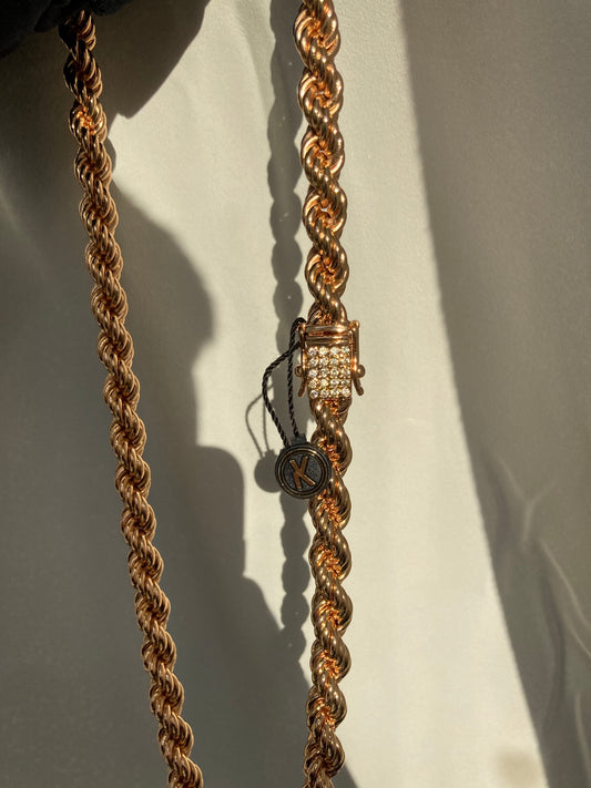 Cordell Halsband 10mm - 18K Guldpläterad - Kejsar