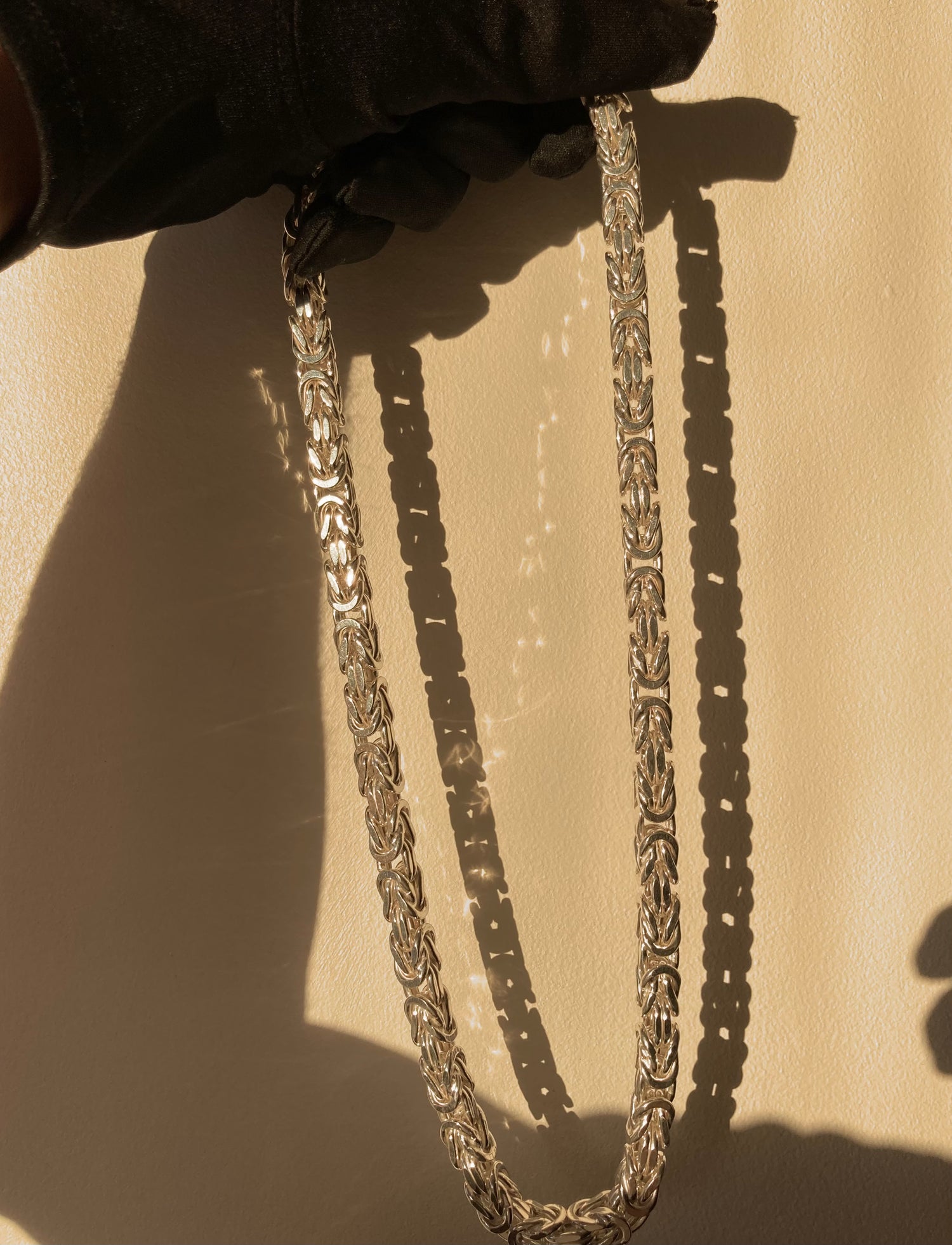 Kejsarlänk Halsband 8mm - 925 Silver - Kejsar