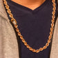 Cordell Halsband 8mm - 18K Guldpläterad - Kejsar