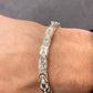 Kejsarlänk Armband 6mm - 925 Silver - Kejsar