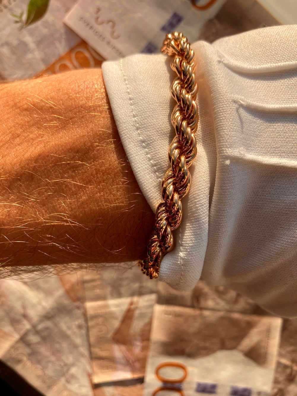 Cordell Armband 6mm - 18K Guldpläterad - Kejsar