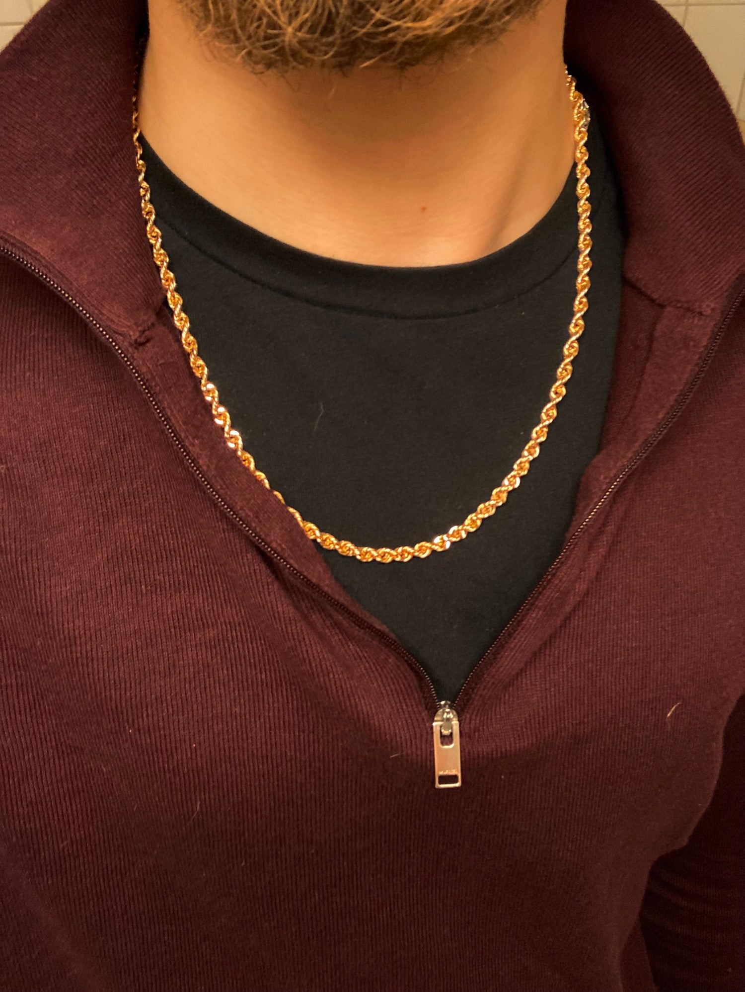 Cordell Halsband 4.2mm Massiv - 18K Guld - Kejsar