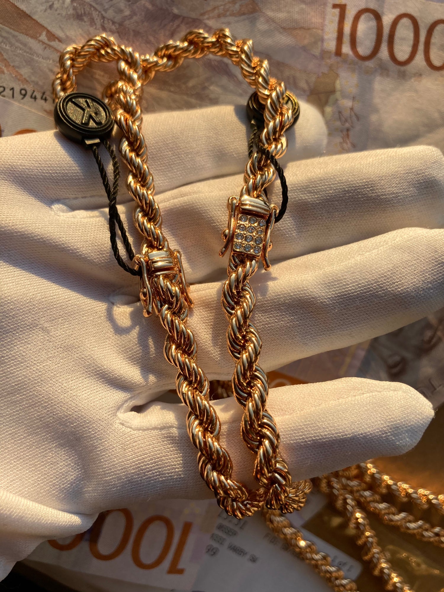 Cordell Halsband 6mm - 18K Guldpläterad - Kejsar