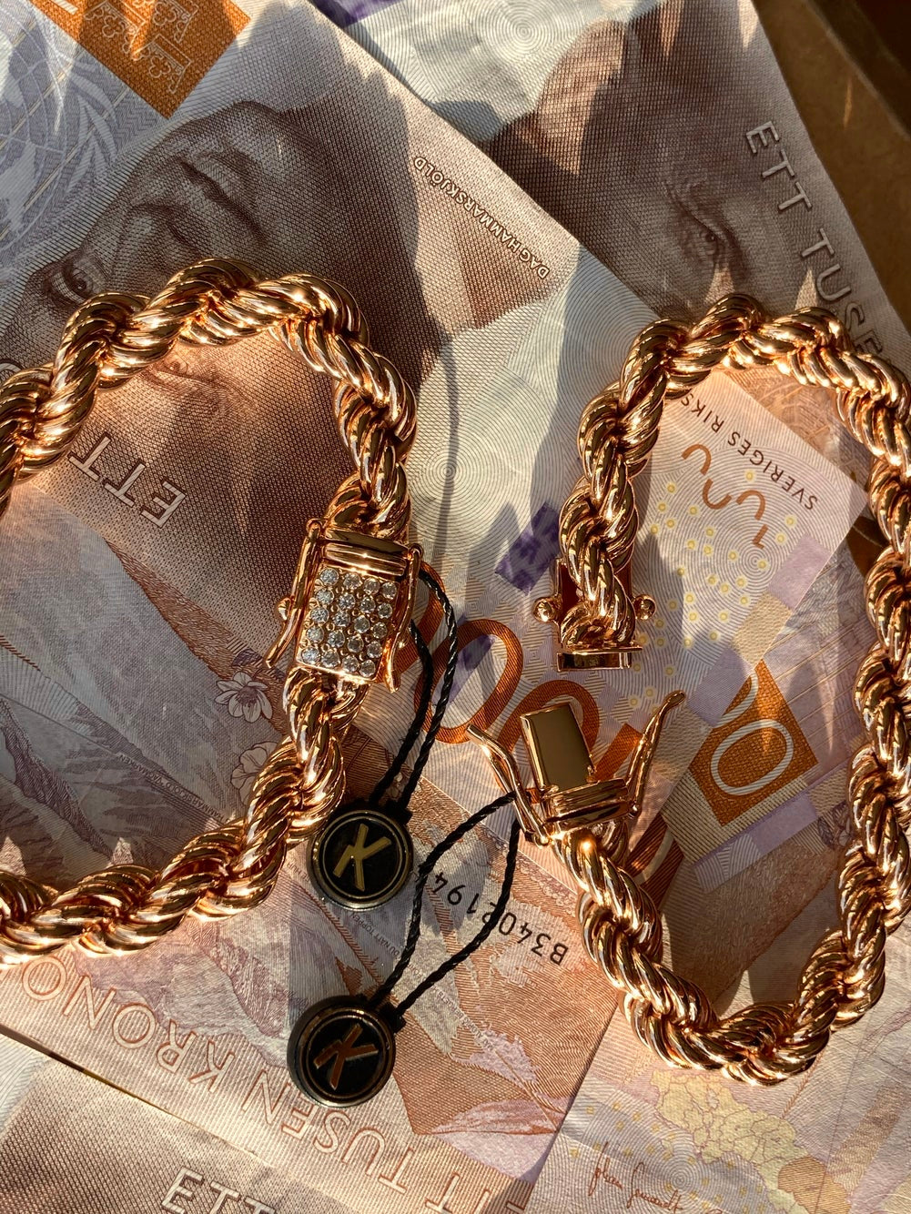 Cordell Armband 10mm - 18K Guldpläterad - Kejsar