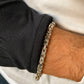 Kejsarlänk Armband 4.5mm - 925 Silver - Kejsar