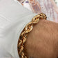 Cordell Armband 10mm Massiv - 18K Guld - Kejsar
