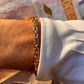 Kejsarlänk Armband 4mm - 18K Guldpläterad - Kejsar