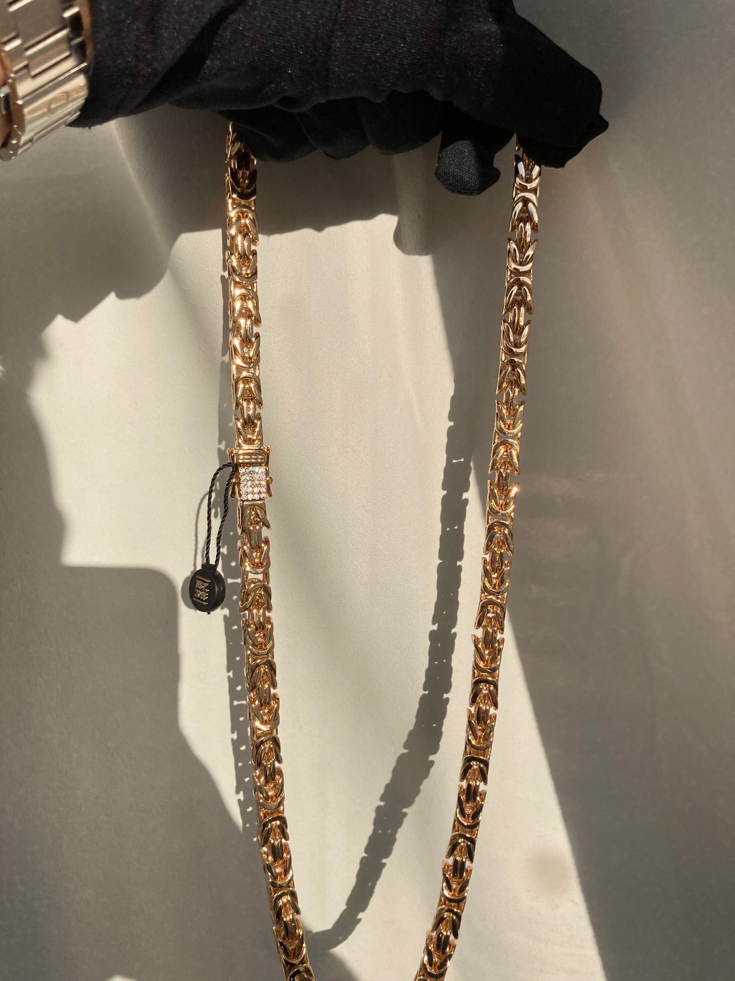 Kejsarlänk Halsband 8mm - 18K Guldpläterad - Kejsar
